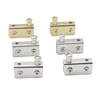 stainless steel glass clip exhibition cabinet rotating shaft clamp cabinet door hinge glass accessories