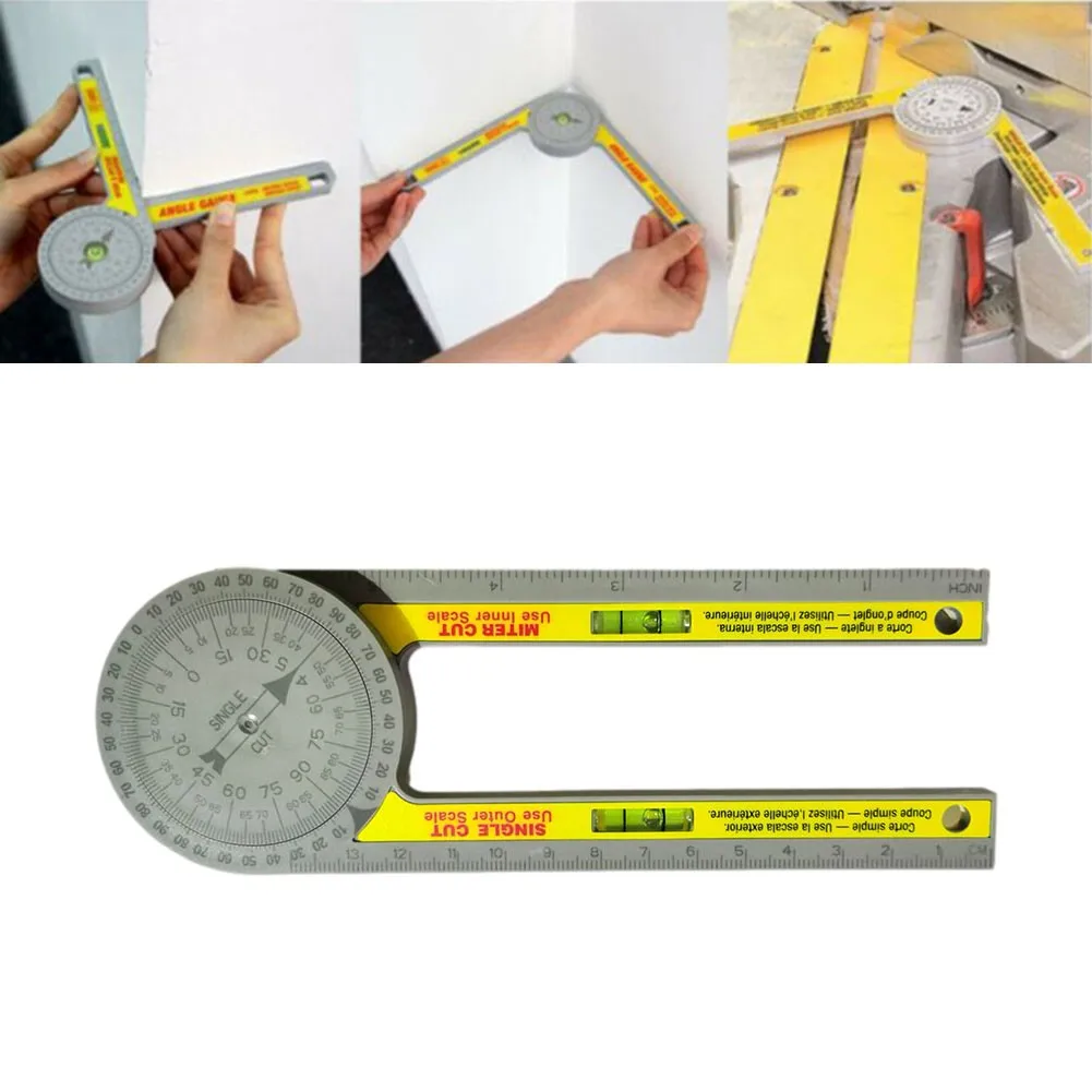

Plastic Miter Saw Protractor Multifunction Portable Carpentry High Quality