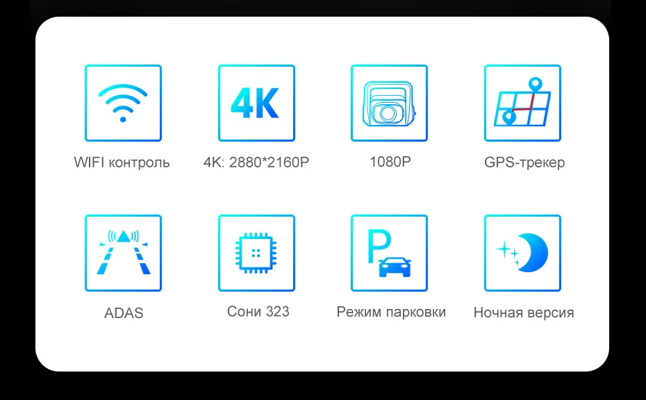 Junsun автомобиля видеорегистратор двойной объектив Dashcam Встроенный gps трекер 4 к 2160 P HD ночное видение камера с 1080 170 сзади