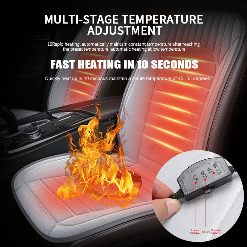 Нагревательный чехол для автомобильного сиденья 95% 12 В/24 В подушка с подогревом