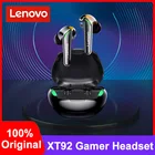 Новые беспроводные Игровые наушники Lenovo XT92 Ture, Bluetooth 5,1, геймерские наушники, TWS наушники, гарнитура с микрофоном, шумоподавление