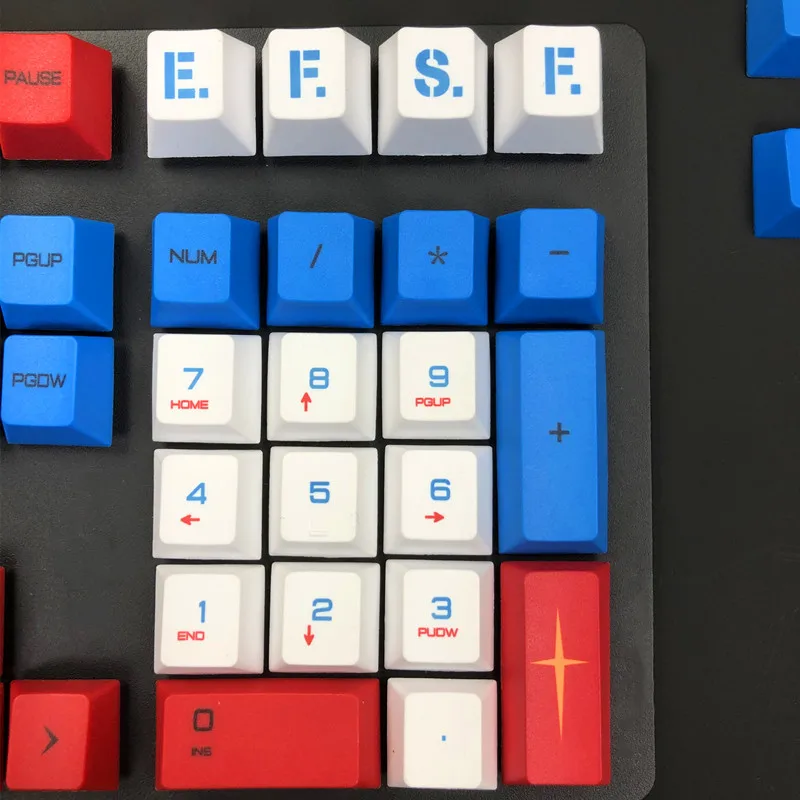 Механическая клавиатура Gundam PBT колпачки клавиш Cherry high 104 108 клавиши робот из