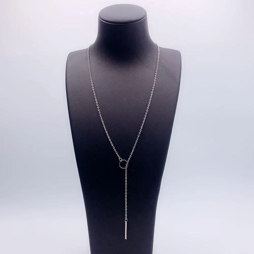 Родий ожерелья модные ювелирные изделия Свадебные подарки женские аксессуары