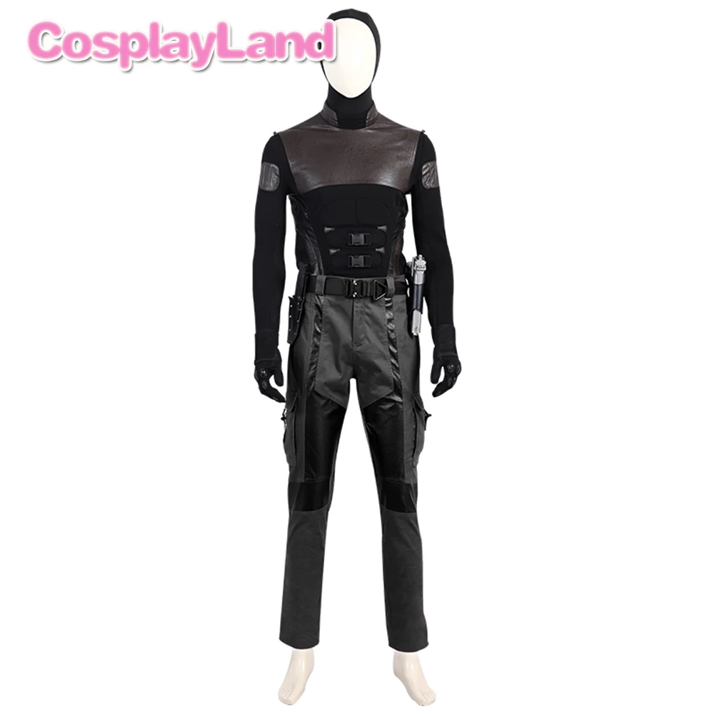 G I Joe Retaliation Snake Eyes Cosplay Costume Halloween Outfit For Adult Men Retaliation Black Suit Fancy Superhero Helmet