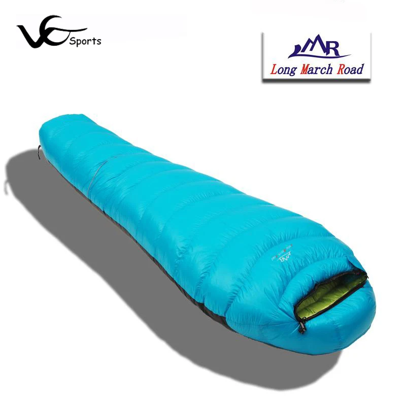 Сверхлегкий пуховой спальный мешок LMR для кемпинга зимние водонепроницаемые