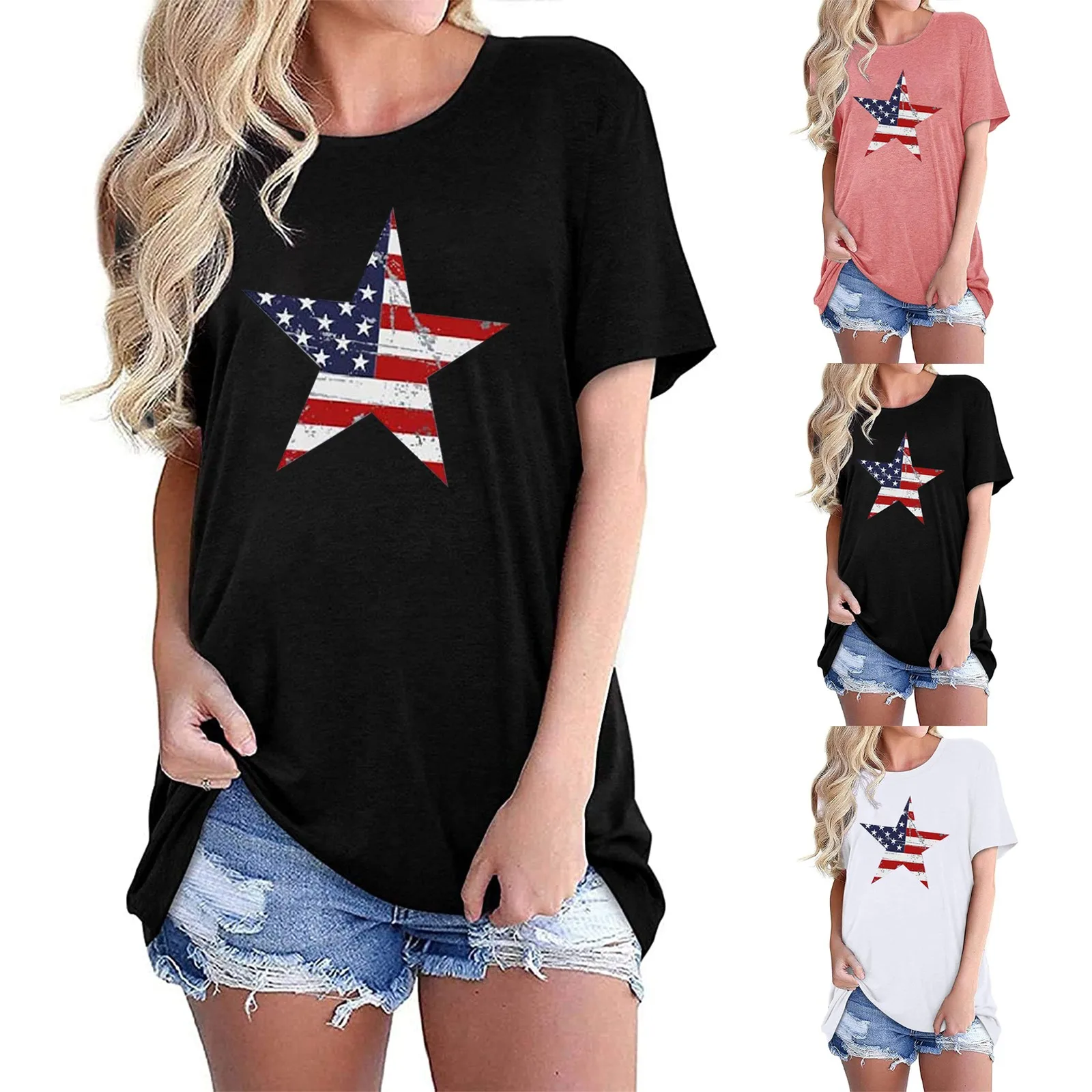 

Women T-shirt Independence DayPrintHomeStylish Top Shirt