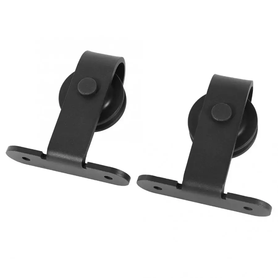 6ft/6.6ft сарай раздвижные деревянные двери фурнитура стальная направляющая