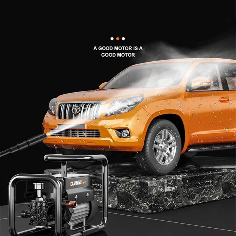 

3500W High Pressure Car Washing Machine 125bar Portable Washer Pump Water Gun Camping Foam Generator Tornador For Parkside Clean