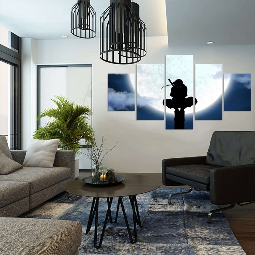 

No Framed Canvas 5 Pcs Japan Anime Manga Wall Art Posters Pictures HD Paintings Home Decor Accessories Living Room Decoration