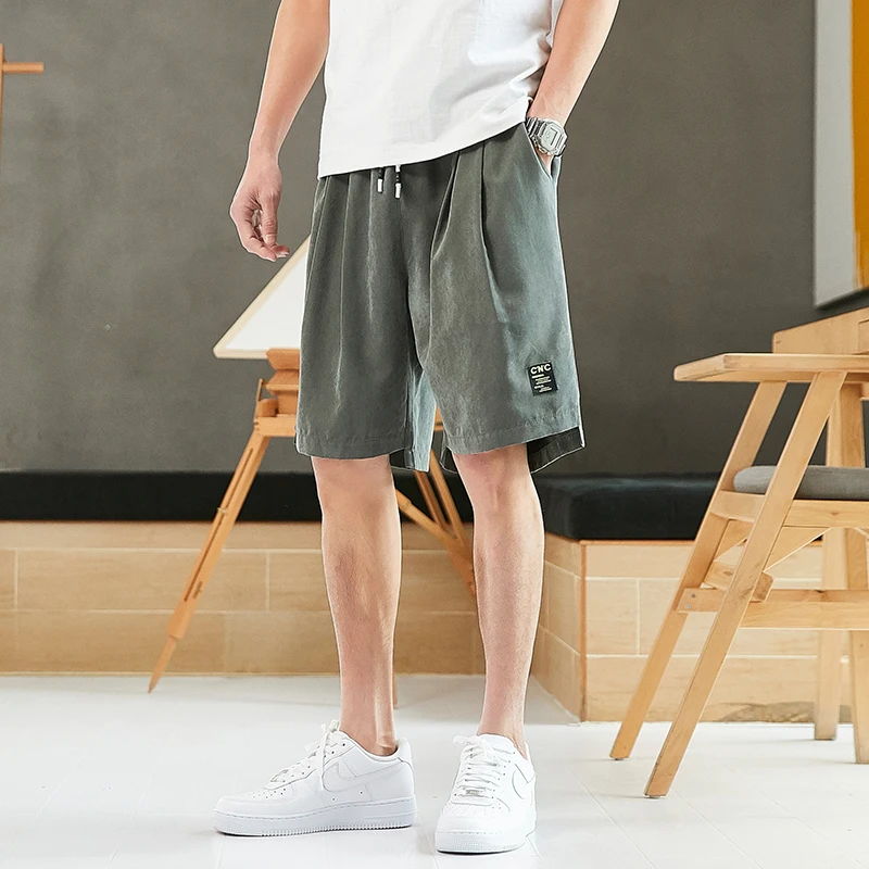 

2021 New Summer Men Harem Shorts Streetwear Knee Length Oversize Short Jogger Pants Baggy Casual Beach Shorts Big Size 8XL
