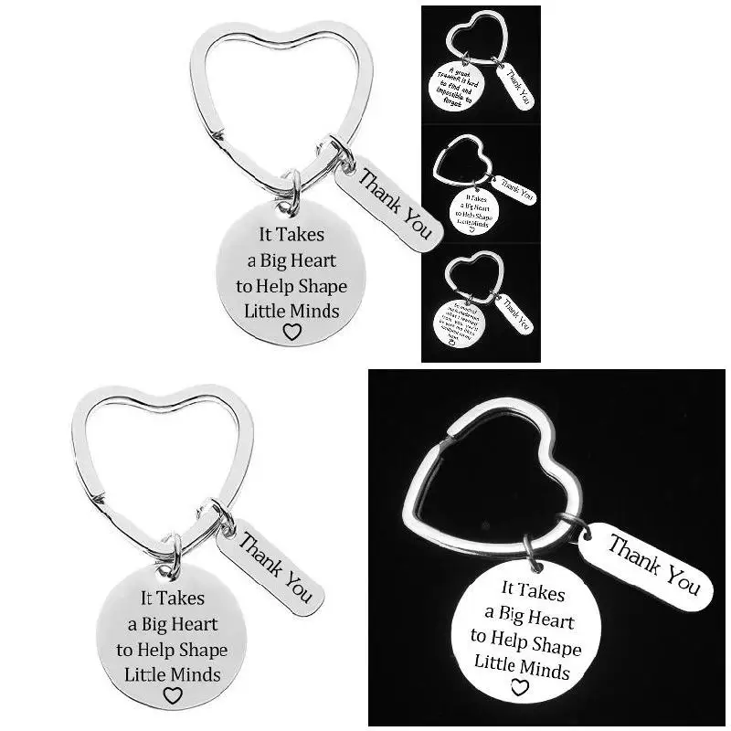 

Newly 3Pcs Teacher Appreciation Gift Keychain Set for Teachers Thank You Birthday Christmas Gifts VA88