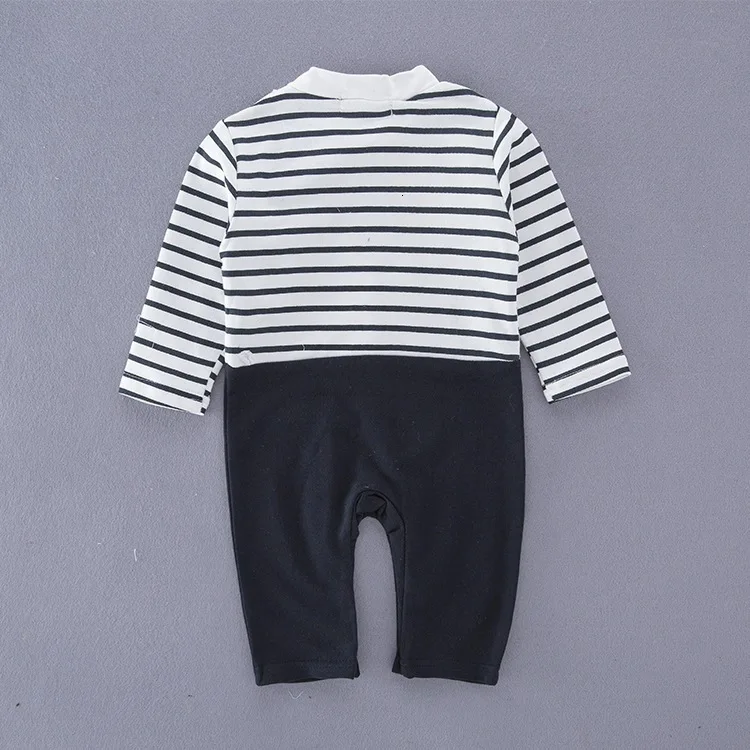 2019 Baby Autumn Spring Cotton Gentlemant Style Boy Clothes Newborn Girl Clothing Infant Jumpsuit For |