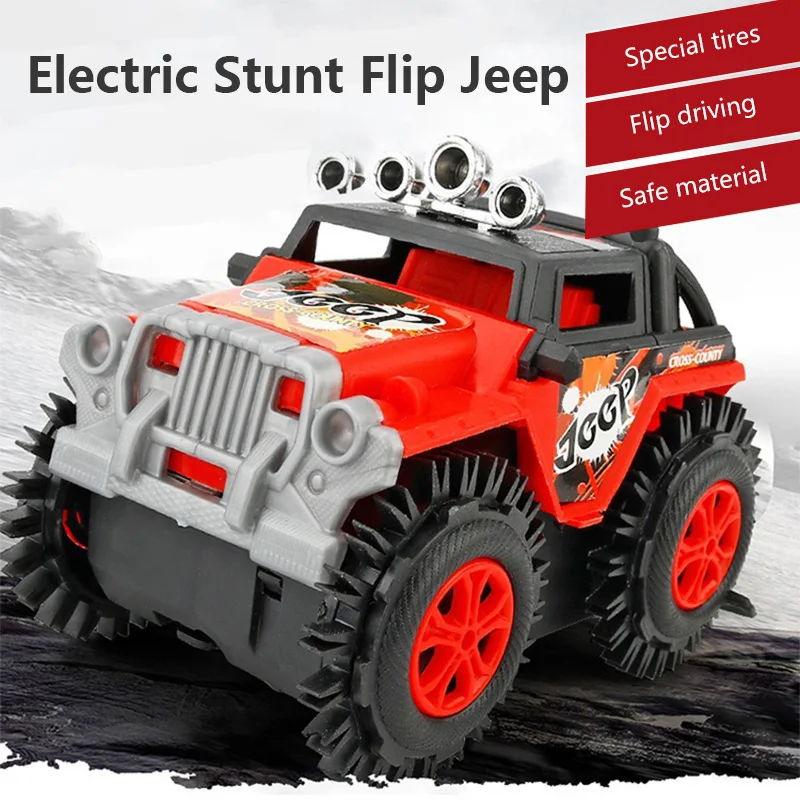 

Children's Toy Off-road Stunt Dump Truck Electric Car Simulation 4 Wheel Dump Truck Desert Cars Off-Road Climbing Truck Toy