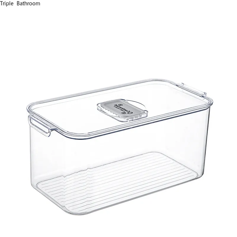 

Plastic Cosmetic Storage Box High Capacity Transparent Dust-proof Desktop Organizer Nail Polish Makeup Container Storage Box