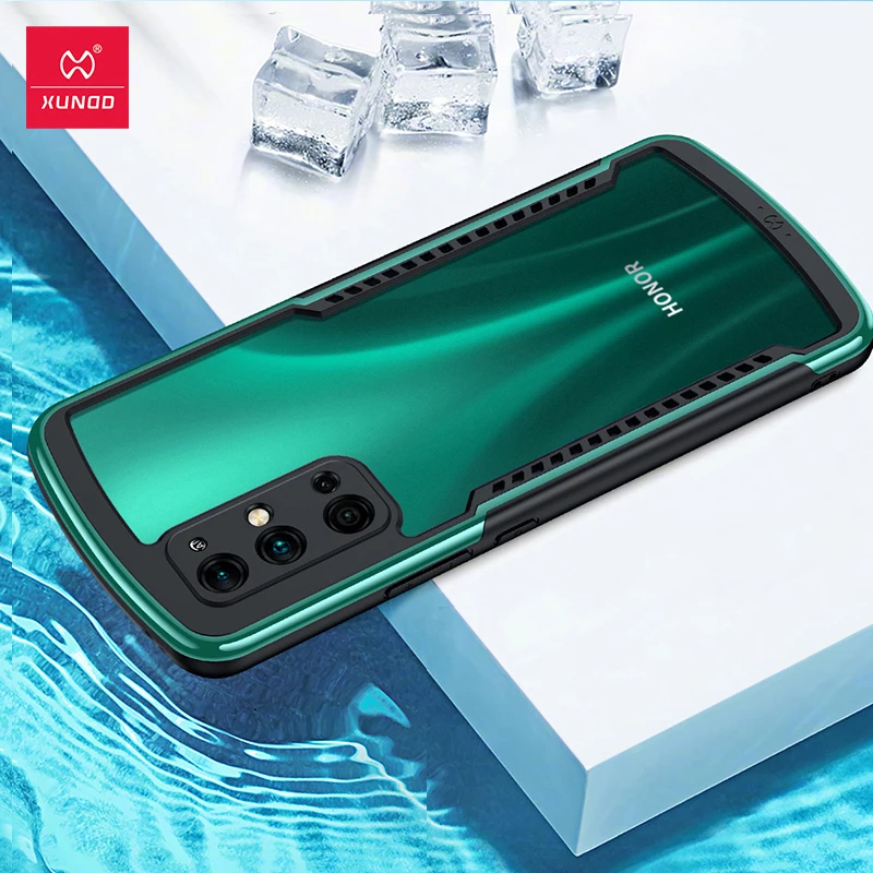 Чехол Xundd для Huawei Honor 30s противоударный чехол с воздушной подушкой прозрачный