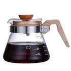 V60 стеклянный кофейник-капельница для заваривания кофе, стеклянная Серверная кофеварка, чайник для заваривания кофе, бариста, Перколятор 