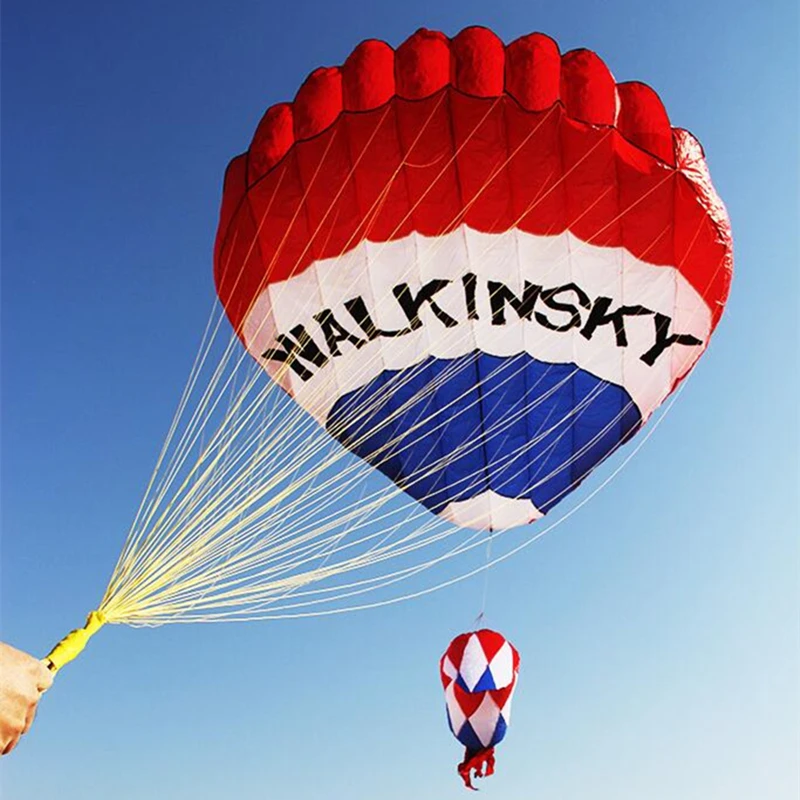 Kostenloser versand große heißer luft ballon kite nylon ripstop aufblasbare kite surf harness sport strand kite fallschirm spielzeug cerf volant