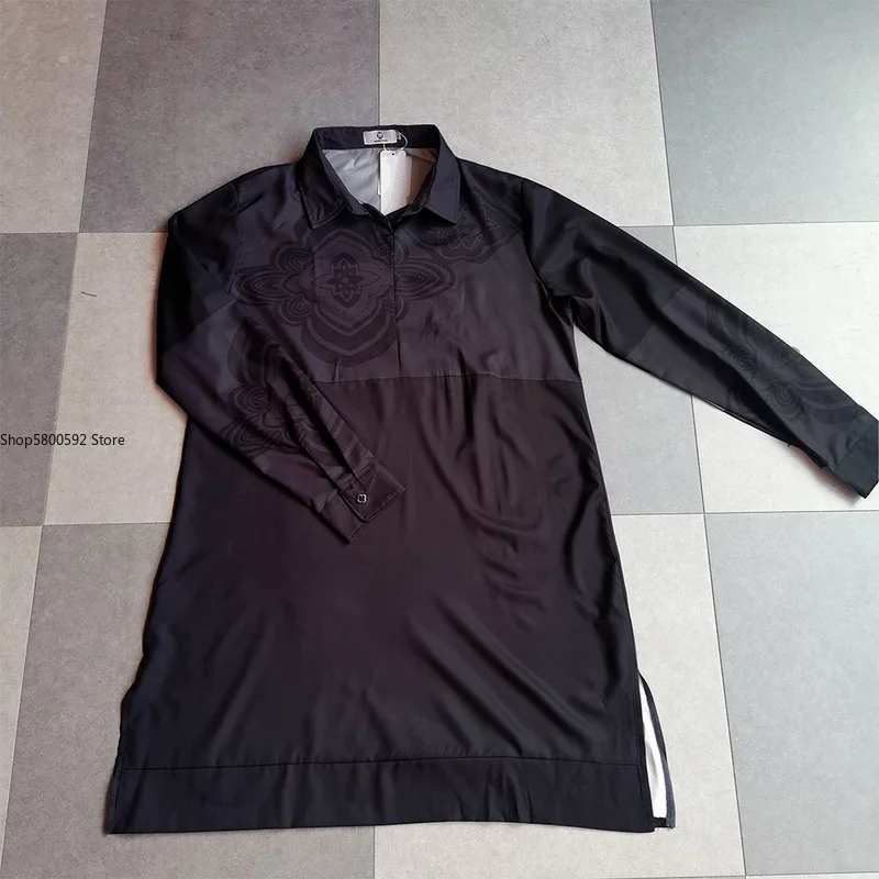 Black Shirt Men African Style Slim Fit Long Robe Male Clothing 2022 Spring Summer Ethnic Dashiki Men's Long Shirt Plus Size 3XL