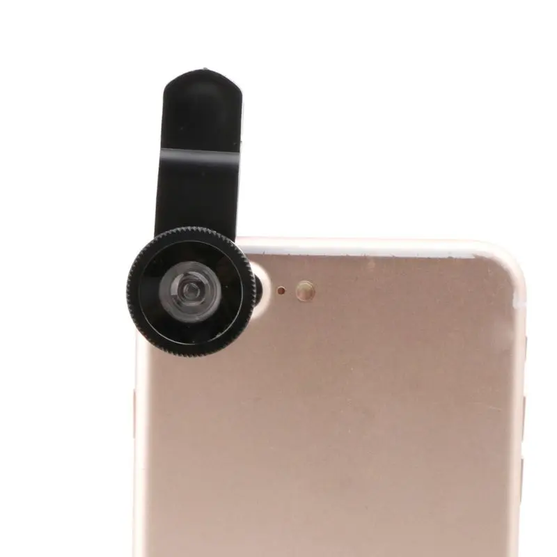 

Universal 3 in1 Wide Angle Macro Fisheye Lens Camera Mobile Phone Lenses Fish Eye Lentes