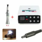 Электрический стоматологический СВЕТОДИОДНЫЙ микромотор и пила 4:1, прямоугольный сабельный наконечник 17 