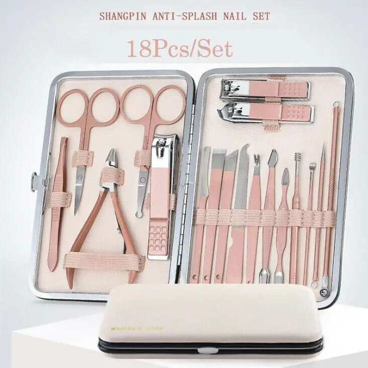 Набор для маникюра/педикюра шт. инструментов кусачек ногтей чистый уход за