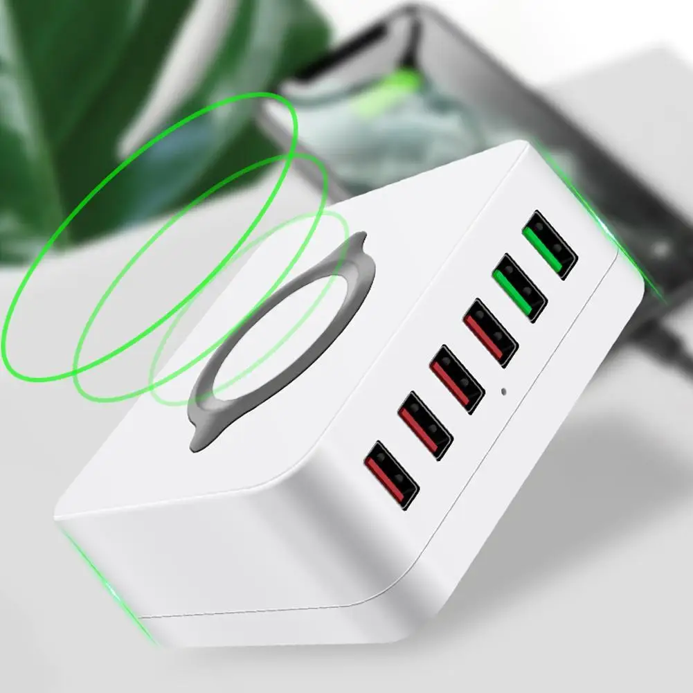 Универсальное 6 портов QC3.0 usb хаб умное зарядное устройство USB быстрая зарядка док