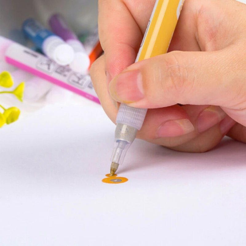 Горячая продажа 8 цветов двойная линия контурная ручка маркер фломастер для