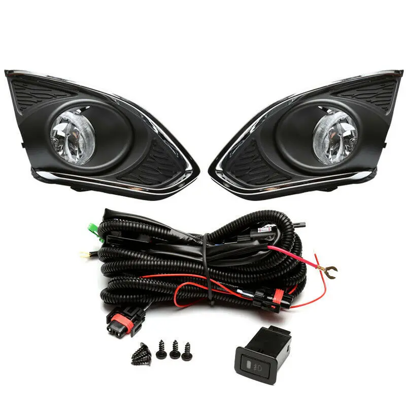 Для Chevrolet Chevy Spark 2013 2015 2 шт. автомобиля хром фар дальнего света передние