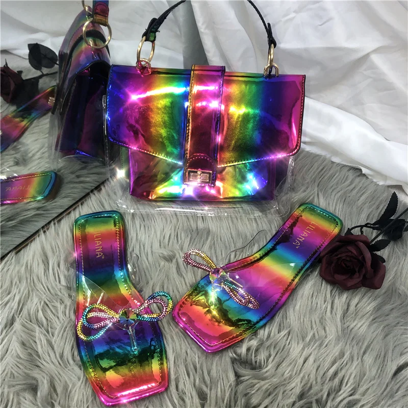 Новый узором в европейском стиле Сезон лето Сандалии на плоской подошве со