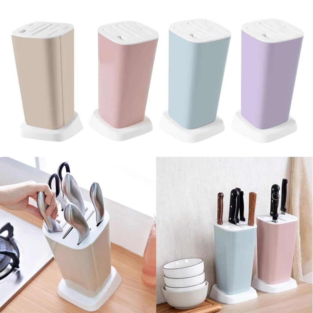 Пластиковый держатель для кухонных ножей док-станция сушки фруктовых ножниц |