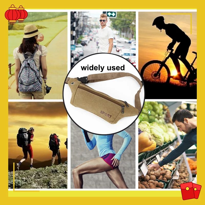 

Outdoor men's and women's sports pockets music fitness running waist riding chest bag comfortable belt chest wild shoulder bag