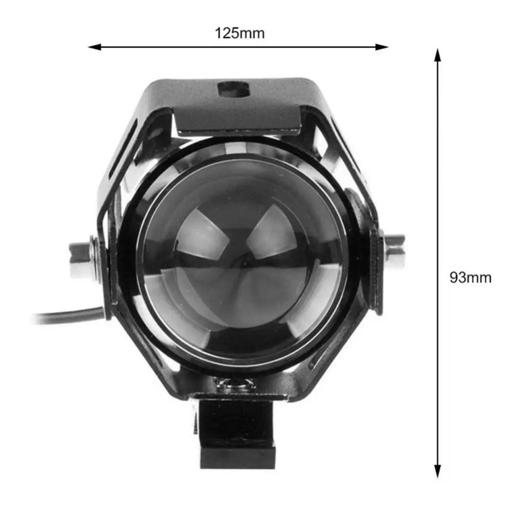 

80% Dropshipping!! Motorcycle Aluminium Super Bright U5 LED Driving Headlight Front Light Lamp