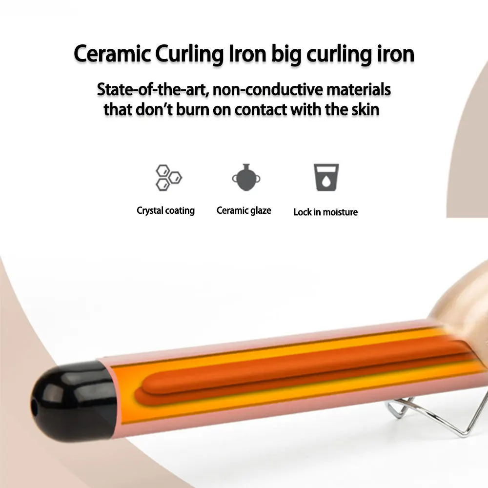 

Ceramic Electric Roller Curling Iron Professional Styling Curling Iron Fashion Hairstyle Lady Long Hair Curling Iron Hair Curler
