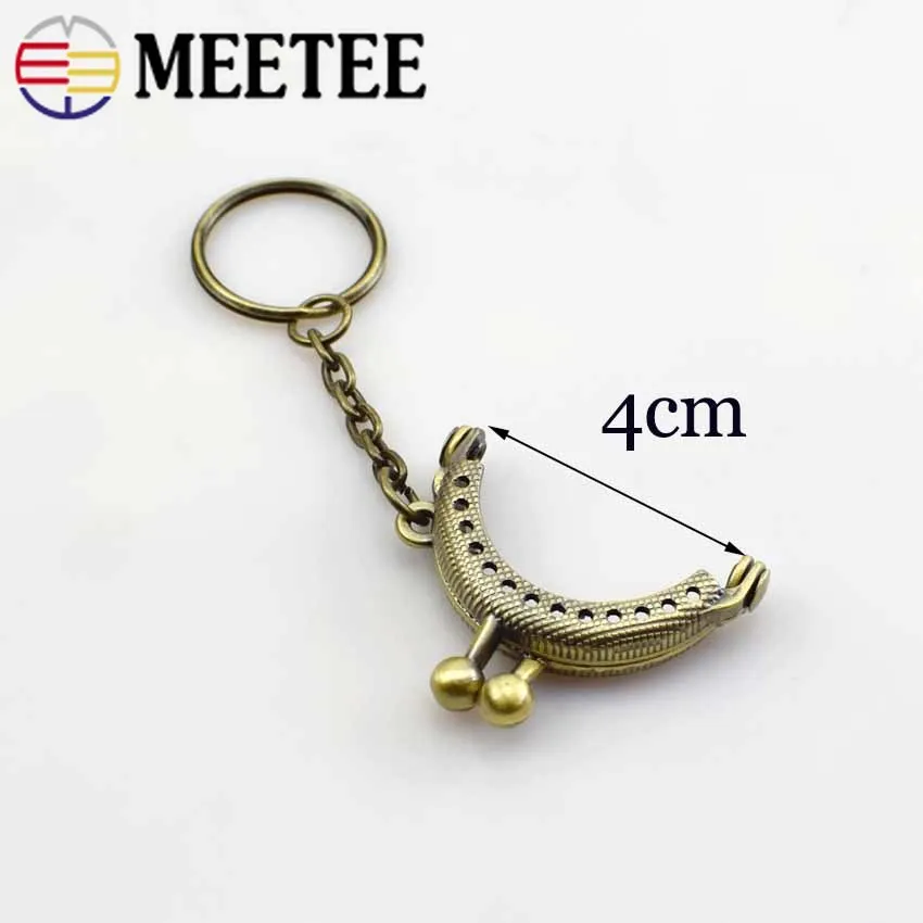 10 шт. 4 см модный винтажный кошелек рамка металлическая застежка замок клатч с