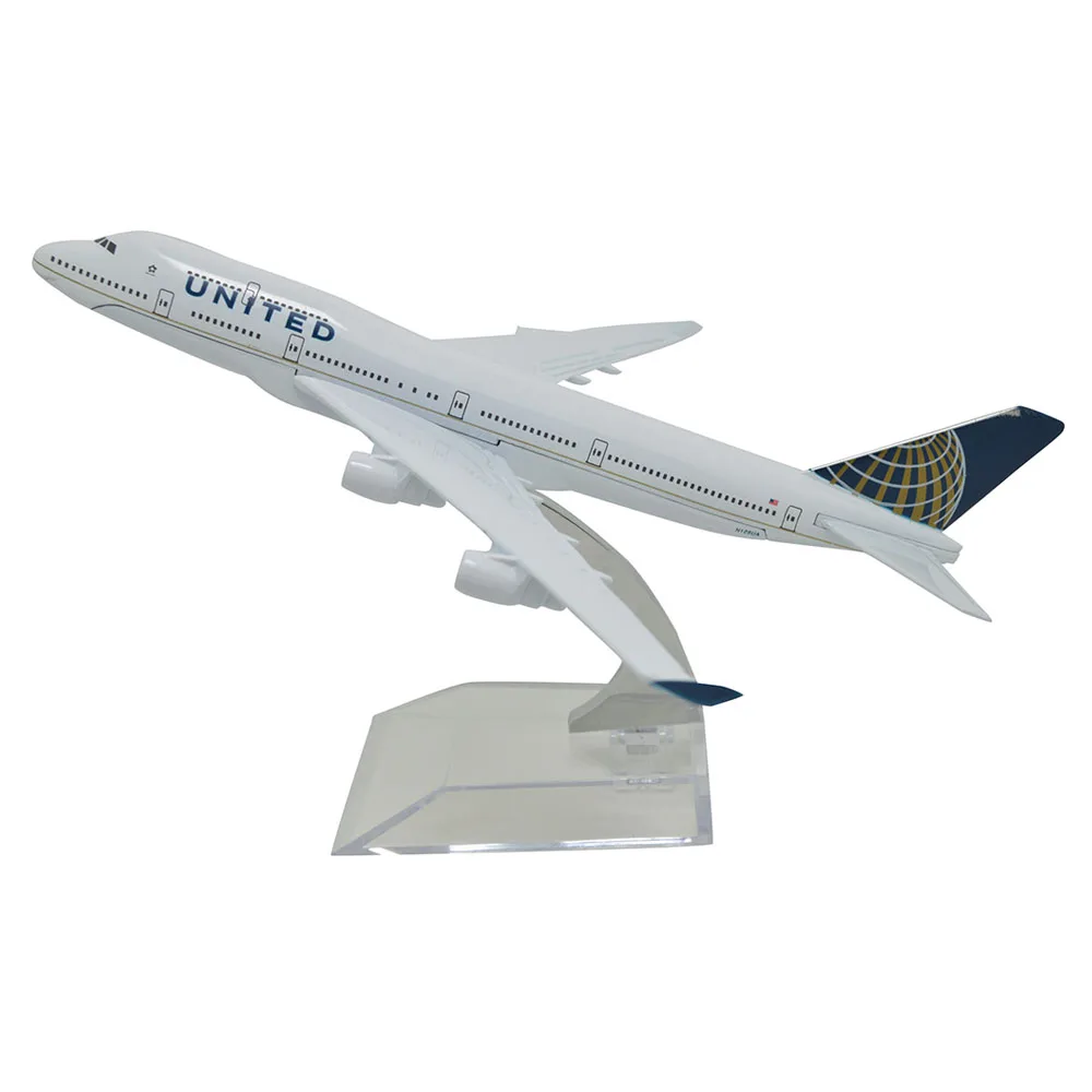 

TANG DYNASTY(TM) 1:400 16cm Boeing B747-400 United Airline Metal Airplane Model Plane Toy Plane Model