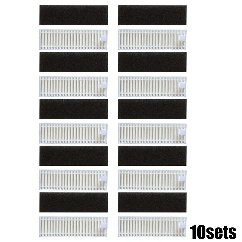 

10 Pack Filters For ROEMO PRO Robotic Vacuum Cleaner Parts Replacement Filters Sweeper Spare Parts Accessories
