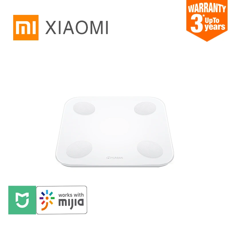 XIAOMI MIJIA YUNMAI Body Fat Scale mini2 Smart electronic digital Bathroom floor weight Mihome APP LED screen Up to 150kg|Напольные