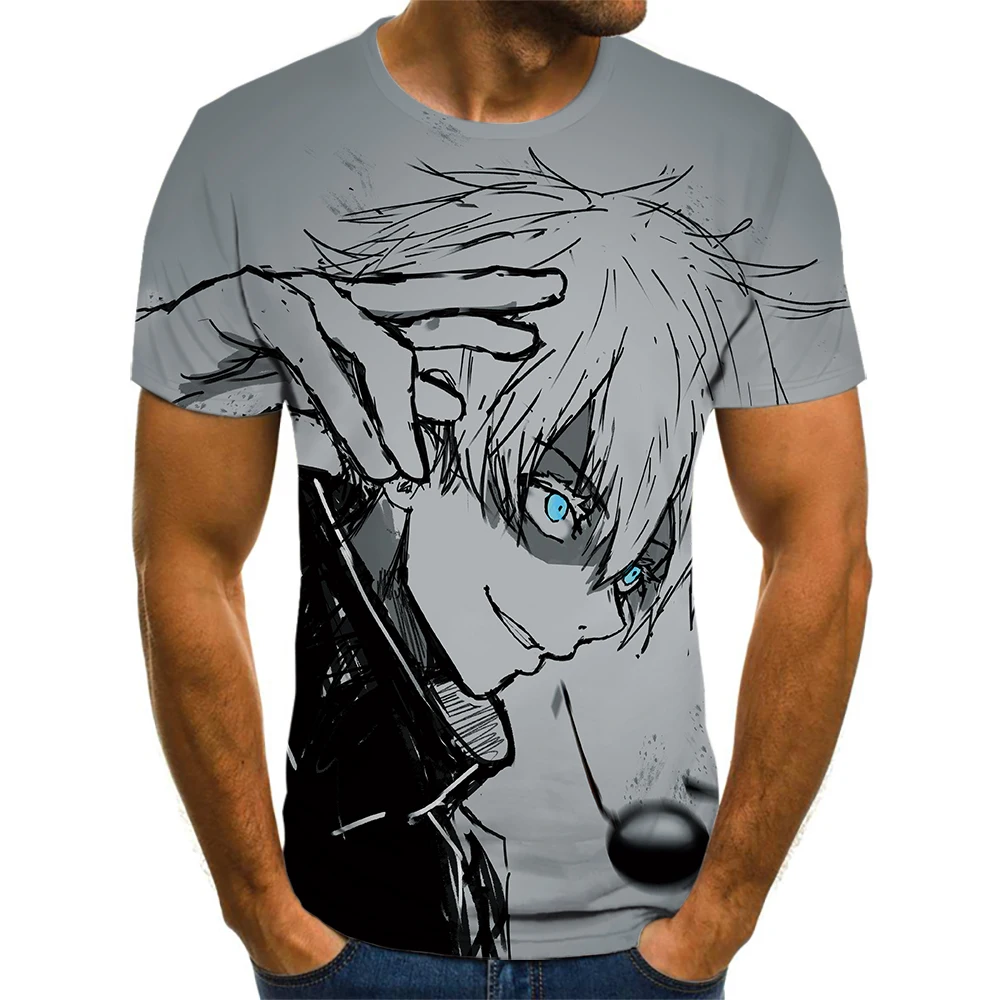 

Мужская футболка с 3D-принтом, свободная дышащая футболка с круглым вырезом и графическим принтом, в стиле хип-хоп, для лета, 2021