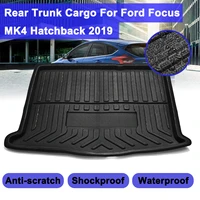 rear cargo mat floor sheet carpet rear trunk cargo boot liner tray floor mat auto accessories for ford focus mk4 hatchback 2019