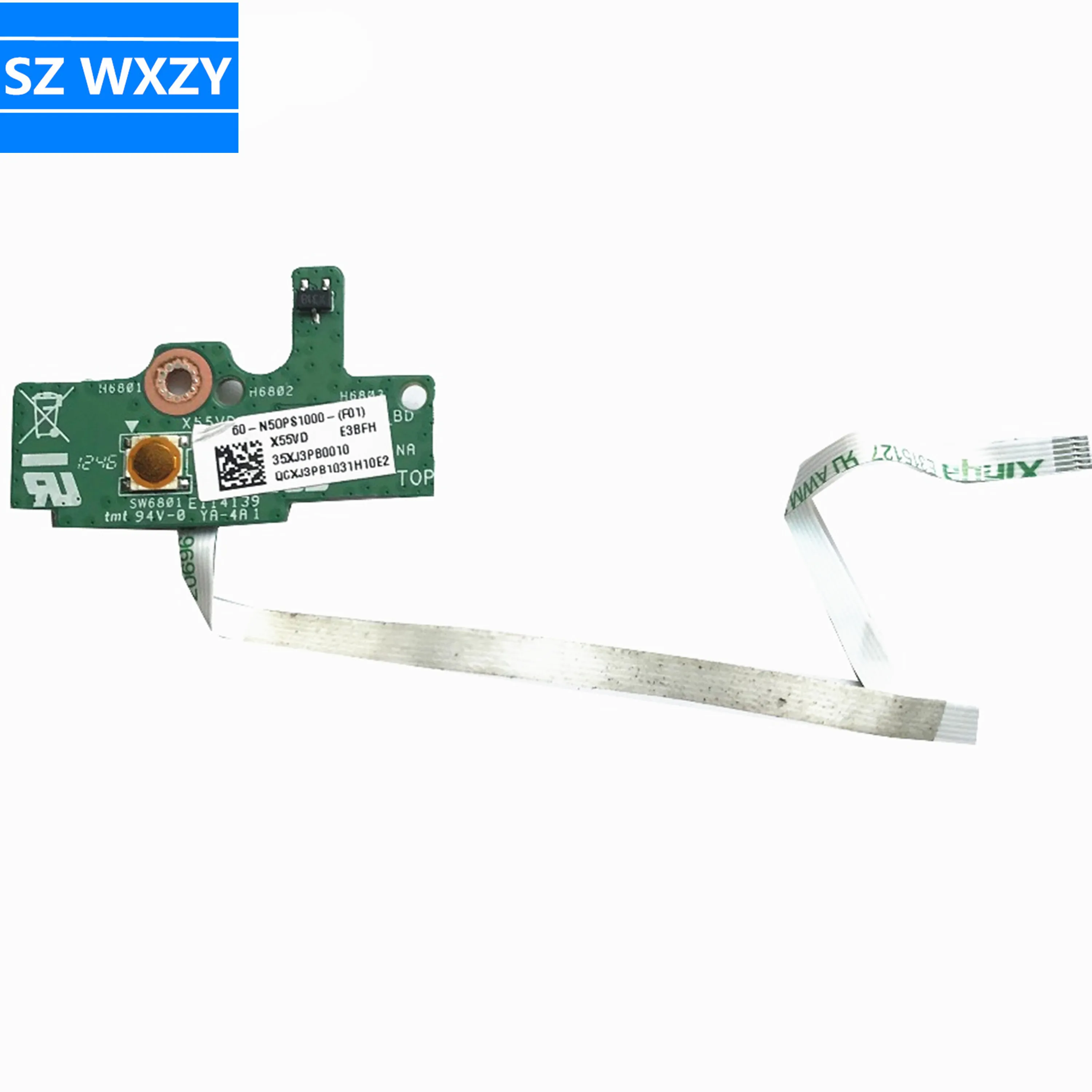 Оригинал для ASUS X55C X55VD Кнопка питания переключатель панель с кабелем 60-N50PS1000 100%