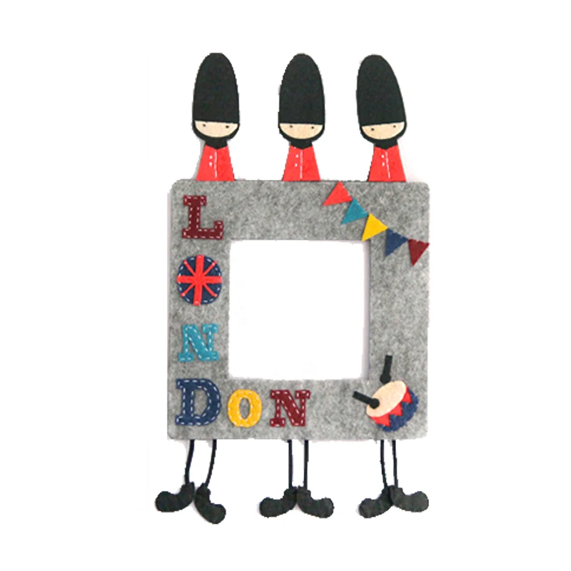 Солдатский стиль мультяшный войлок переключатель наклейка для детей Забавный DIY