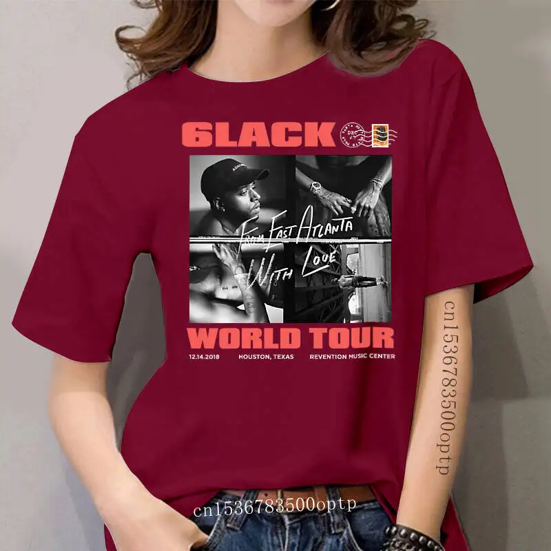 

6LACK From East Atlanta With Love tour T-shirt S-5XL women tee(2)