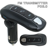 mayitr 1pc portable wireless fm transmitter pd3 0 fast charging dual usb car charger kit audio mp3 player
