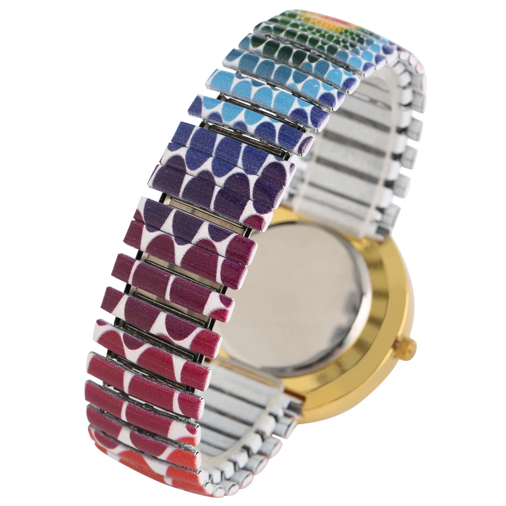 Женские кварцевые часы без пряжки с эластичным ремешком женские наручные