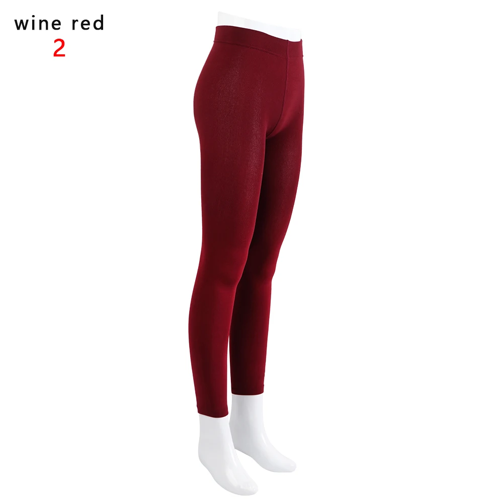 wine red 02 5 цветов, 3 вида стилей, женские Модные Цветные супер теплые сексуальные колготки, бархатные бесшовные колготки, зимние теплые классические плотные колготки - Цвет: wine red 02