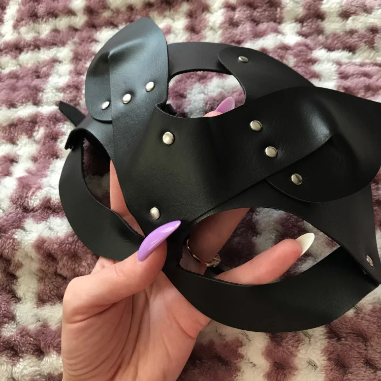 Косплей сексуальная маска кошка женский праздничный костюм для девочек ПВХ