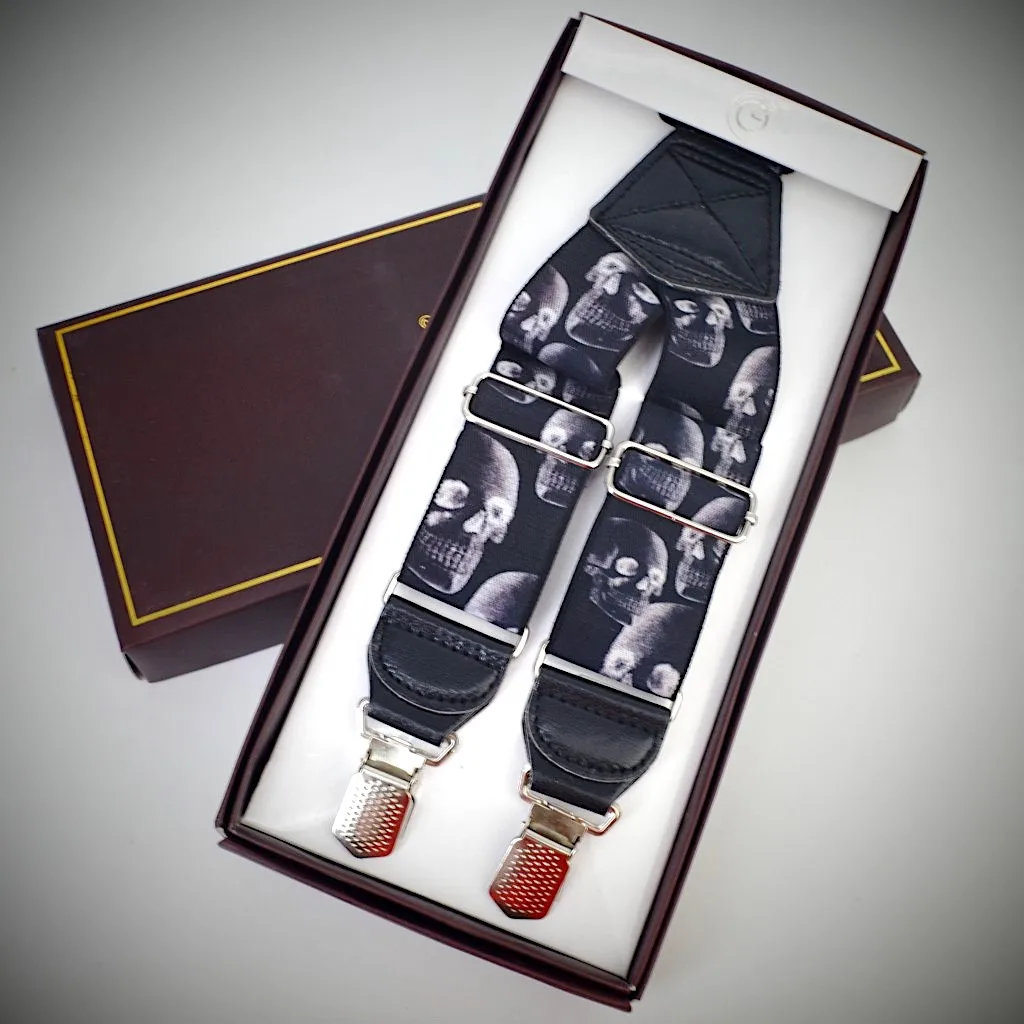 Модные мужские подтяжки с черепом|mens suspenders|mens suspenders fashionmens fashion |