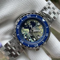 new color sd1975j steeldive design diver watch tuna kanagawa luminous dial 30bar waterproof mens japan nh35 mechanical watches