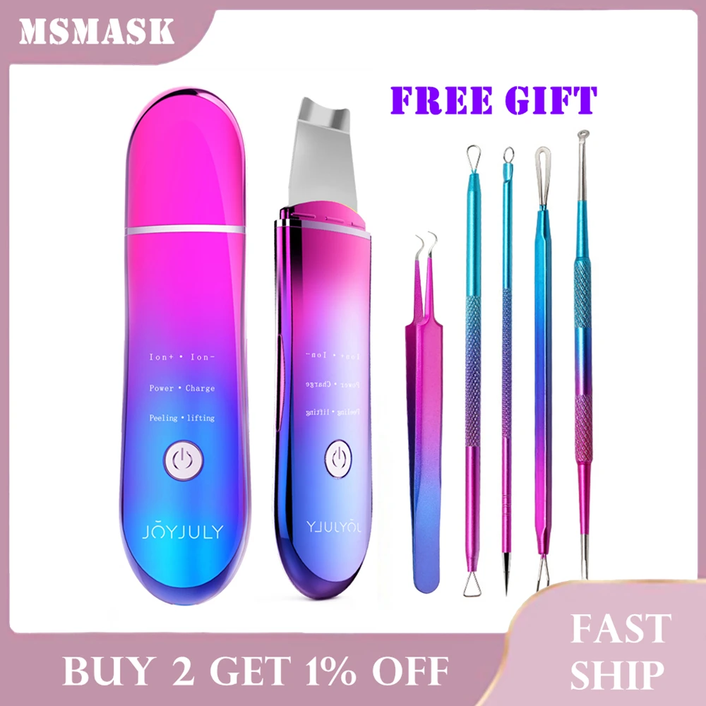 

Ультразвуковой скребок для пористая кожа, аппарат для мытья лица, для удаления черных точек, акне, лопатка, инструмент, шпатель, инструмент д...