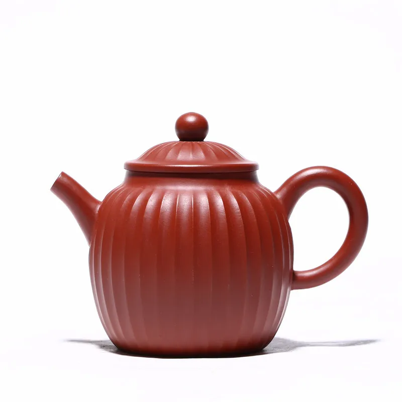 

Handmade Yixing Mine Collection Dahongpao Tendon Pattern Purple Sand Teapot Teapot Kung Fu Teapot Household Teapot
